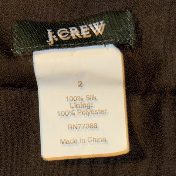 J Crew Y2K Chocolate Brown Silk Cami Top - Picture 6 of 6